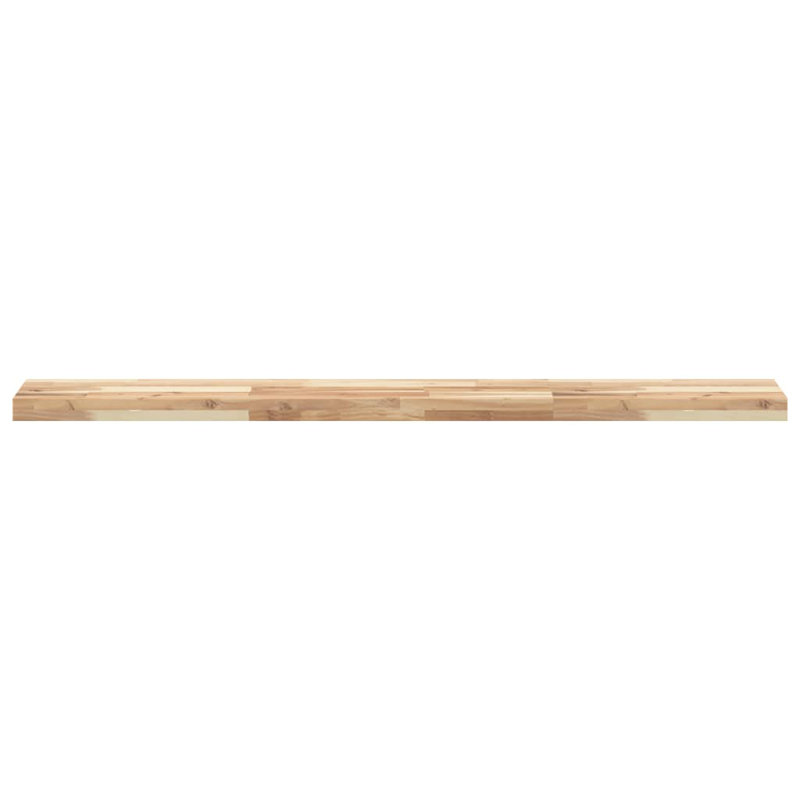 Alderic Solid Wood Floating Shelf, 4cm H x 120cm W x 20cm