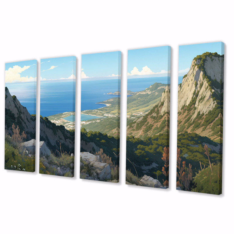 «Rocky Coastal Tones», 5 pièces
