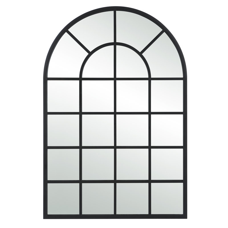 Miroir d'appoint Dellrey, 44 po x 30,13 po, Noir, Arche