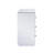 Eargle Glass Floor Shelf 3 - Drawer End Table with Storage