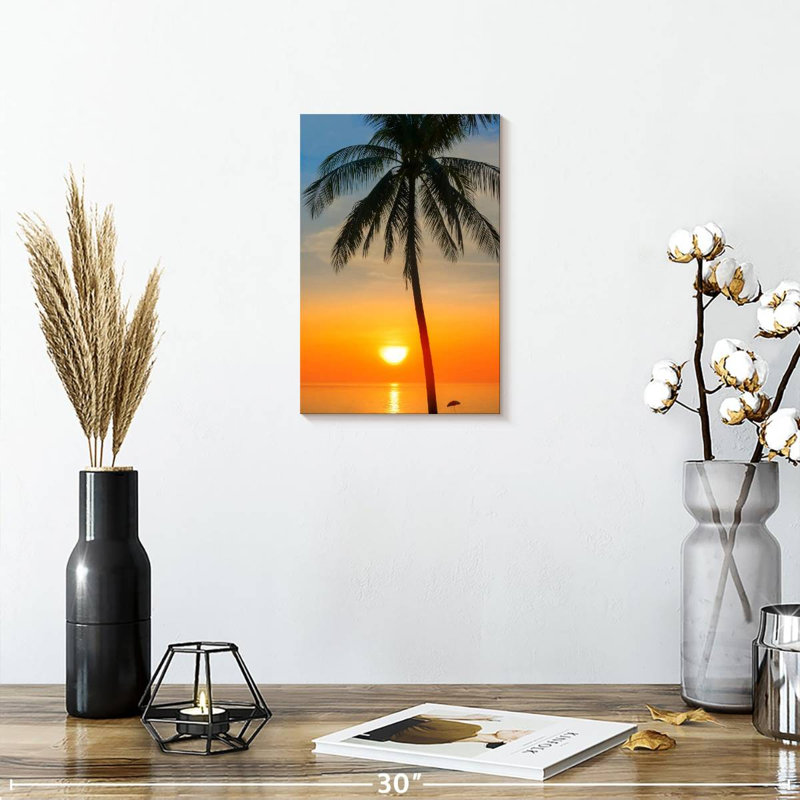 Thailande, coucher de soleil, H 12 po x l 8 po