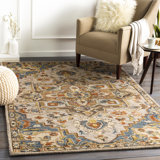 Crum Oriental Handmade Tufted Wool Brown Area Rug