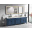 Miroir de salle de bain 96 x 36 pouces à DEL avec cadre en aluminium, miroir de meuble-lavabo mural, anti-buée, mémoire, 3 couleurs, réglable en continu-1764986018-1764986020