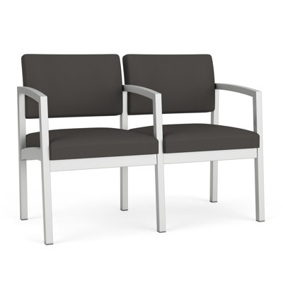 Lenox Steel Waiting Reception 2 Seat Tandem Seating Metal Frame