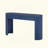 Oval Top Console Table with Storage-827716967