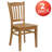 Prompton Vertical Slat Back Wooden Restaurant Chair-96677227