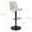 Tabouret de comptoir Adiza-496785279