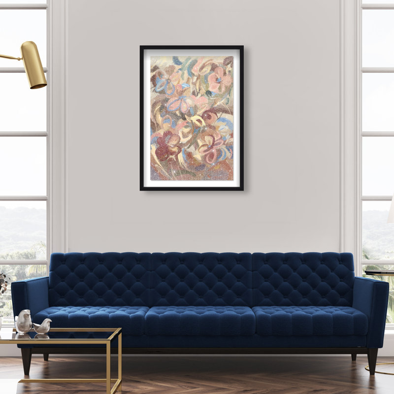 Moving Eden Print by Oliver Gal, 46.5"H x 31.5"W, Black Shadowbox