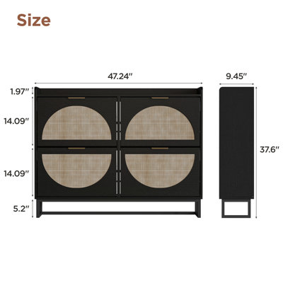 24 Pair Shoe Storage Cabinet