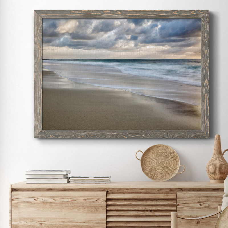 La Jolla Sunset - reproduction d'art sur toile, H 37,5 po x l 27,5 po x P 1,5 po, Gris