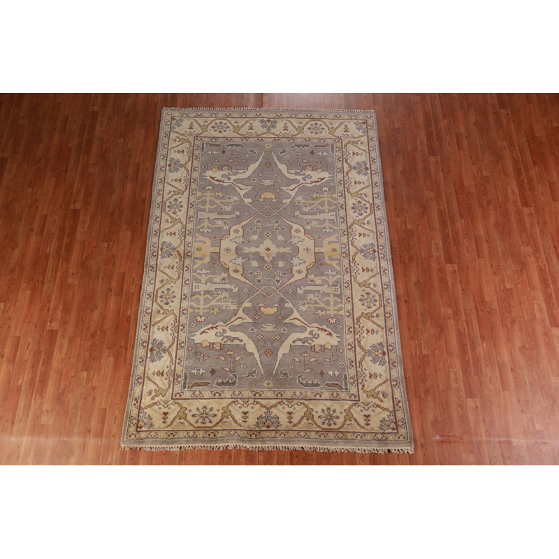 Tapis indien en laine Oushak 6 x 9