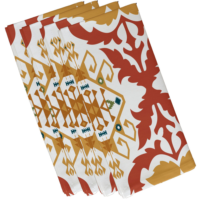 Ensemble de serviettes 4 pièces Alfreda, Corail