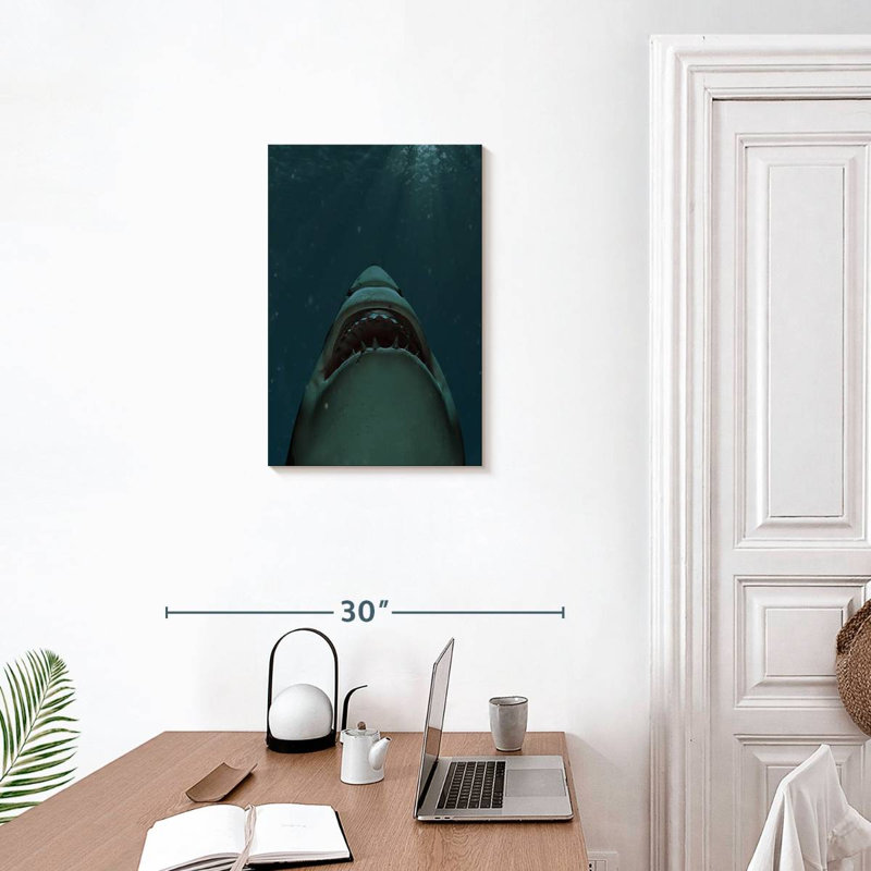 Brampt Jaws Of Great White Shark, 24" H x 16" W