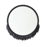 Emily Round Engineered Wood Wall Mirror