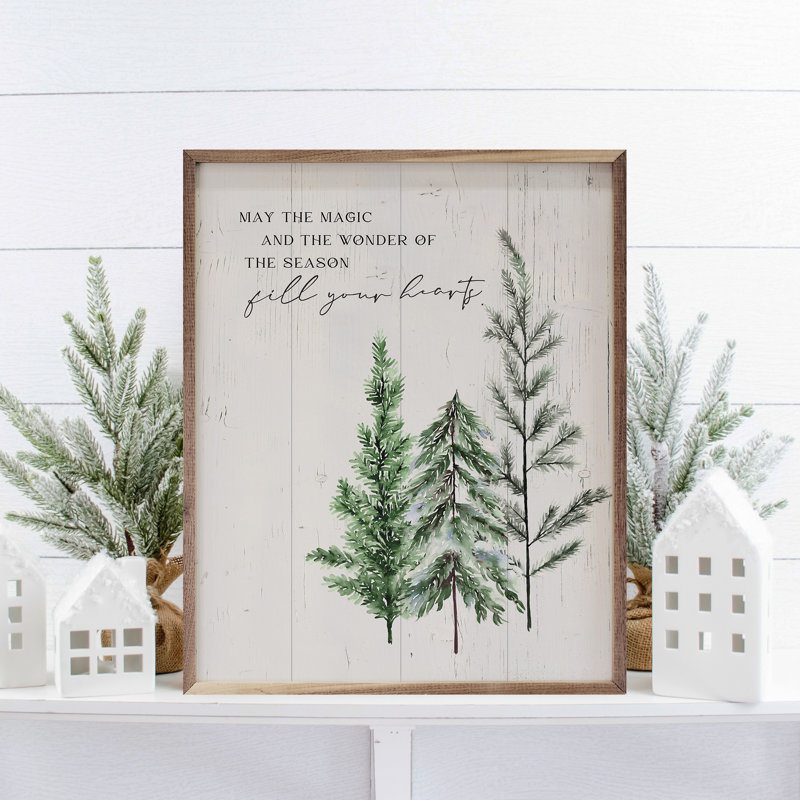 Remplissez vos cœurs arbres blanchis, L 16 po x H 20 po