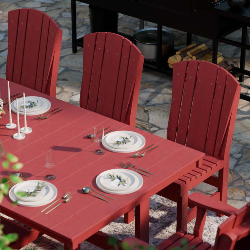 Heritage Dining Set, Patriot Blue/Black, 9-Piece