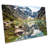 New Zealand Lake Marian - Wrapped Canvas Print-68179876