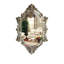 Aurora Flat Solid And Engineered Wood Mirror-581034503