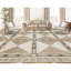 Tapis beige noué à la main de haute qualité
