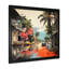 Popart Maui Beach Landscape 3 - fruits, art mural-97894408-97894652