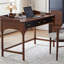 51.18" Brown solid rectangular wood desk