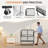 Folding Rollaway Guest Bed with 5-Inch Memory Foam Mattress | 31” Portable Foldable Bed | Sturdy Metal Frame | 650-LB Capacity | Space-Saving Design-1359841957
