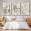 «Sepia Botanical Journal IV», ensemble de 3 pièces encadrées sur toile-97706842-97706844
