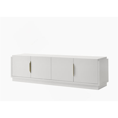TV Stand, 4-Door Cabinet For Tvs Up To 65"