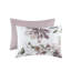 Édredon simple avec draps mauves et taies décoratives en microfibre-118740000