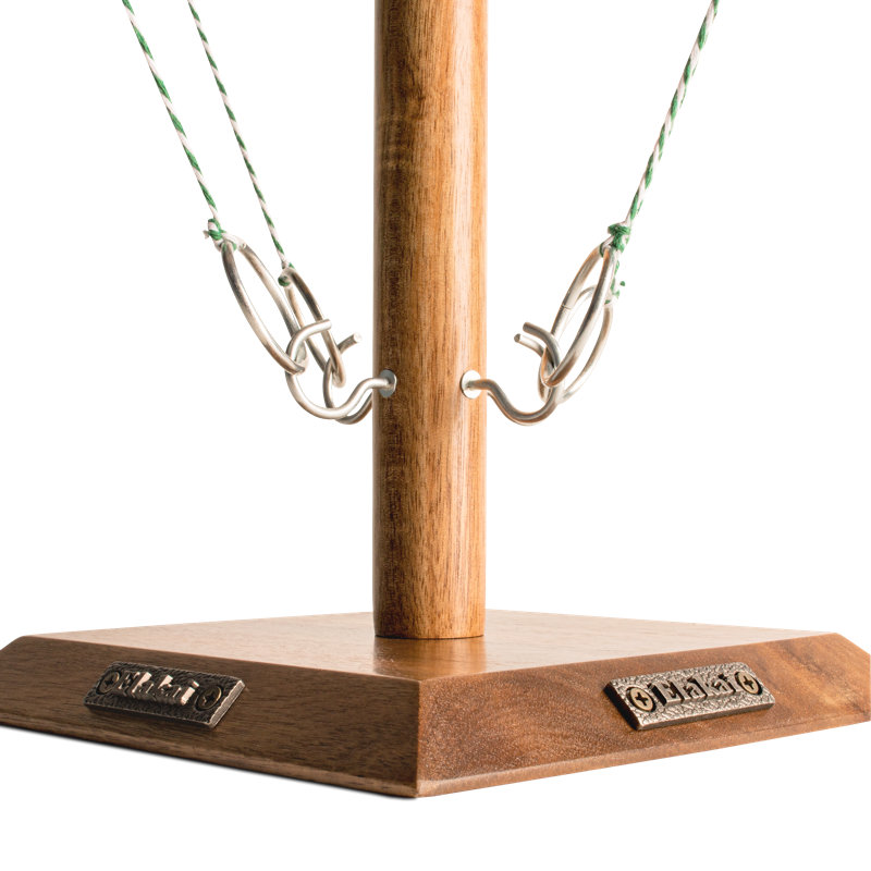 Poteau circulaire en acacia Globetrotter, H 17,25 po x l 5,25 po x P 3,25 po