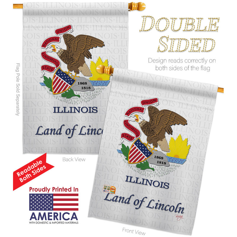 Ensemble de drapeaux Illinois
