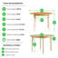 Alissah Solid Wood Farmhouse Round Dining Table Set - Traditional Rustic Kitchen Style