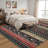 Floral Machine Washable Rug with Rubber Non-Slip Backing for Living Room, Dining Room, Bedroom, Office & Playroom-203186220
