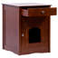 Crosier Wood Enclosed Litter Box Housing