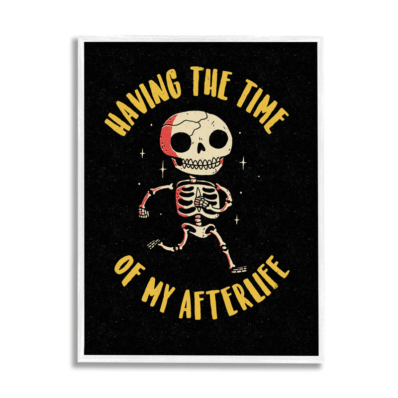 «Time Of My AfterLife» par Michael Buxton - Impression graphique, L 24 po x H 30 po, Giclée encadrée blanc bord de mer