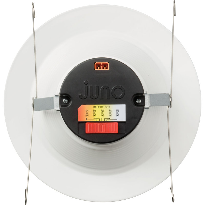 6-Inch White Aluminum LED Recessed Lighting Kit