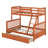 Twin Over Full Bunk Bed With Two Storage Drawers, Convertible Into 2 Beds, Solid Wood Bunk Bed With Ladder And Guardrails-807782177