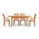 Sarah 4 - Person Solid Wood Top Four Leg Dining Set