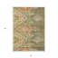 Tapis extérieur lavable 3 pi x 5 pi vert et terre cuite Southwestern