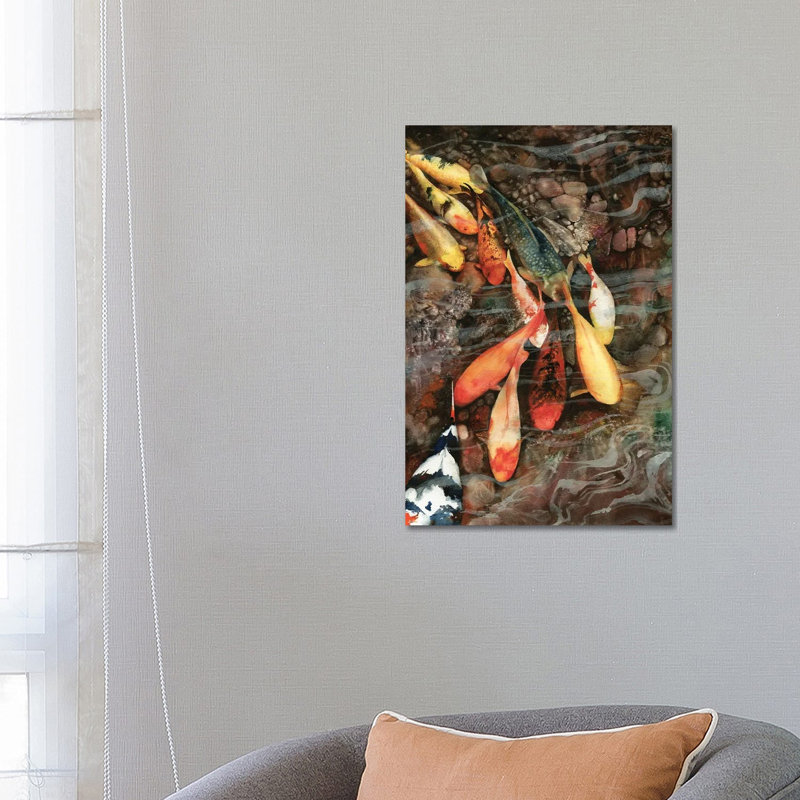 In The Swim by Peter Williams - Gallery-Wrapped Canvas Giclée on Canvas, No Frame, 66.04 cm H x 45.72 cm W x 1.91 cm D