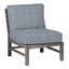 Club Teak Sectional Slipper Chair-83260246-83260248-83260258