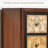 Retro Hand-Painted Solid Wood Cabinet