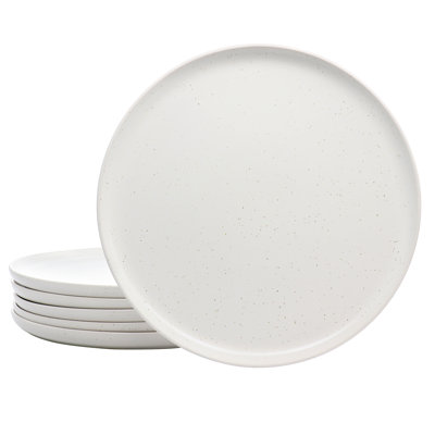 Ensemble d'assiettes rondes en grès de mer 6 pièces Gibson Mio