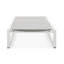 Chaise longue d'extérieur réglable à 5 niveaux, structure en aluminium durable et filet en textilène, pour patio / bord de piscine-274682187