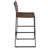 Upholstered Counter Stool with Metal Frame-259090050-142984505