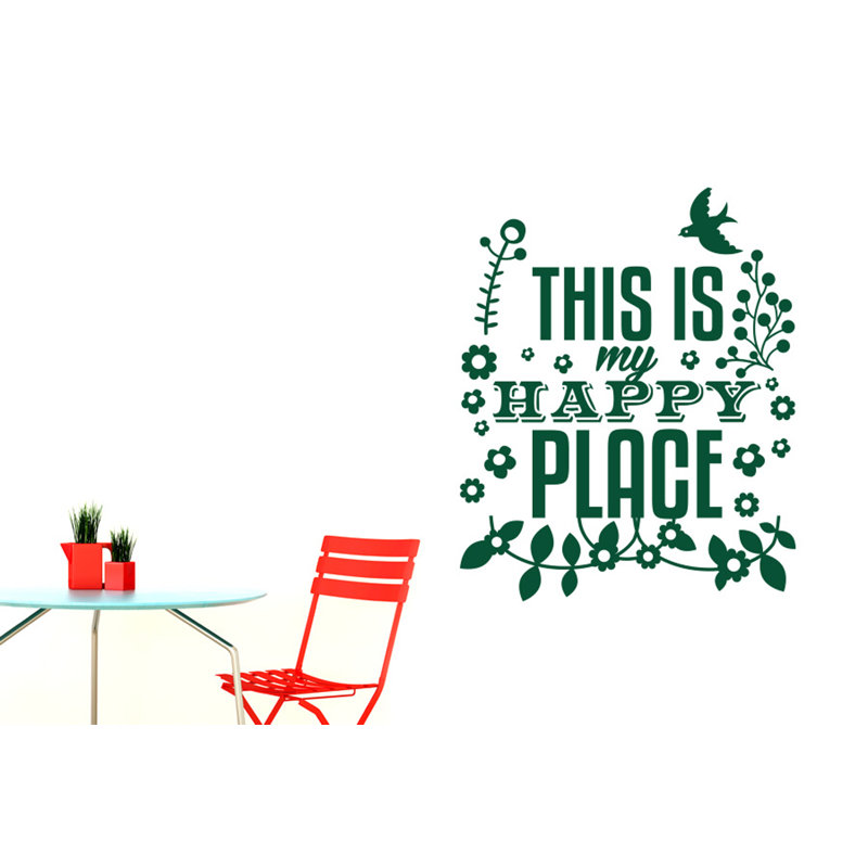 Wall Decal, Dark Green, Medium