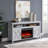 Claycomo TV Stand for TVs up to 65" with Fireplace Included-1644292495