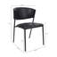 Chaise d'appoint en cuir vegan Drift-1624043582