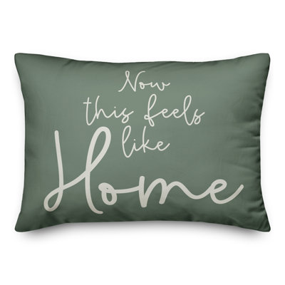 Housse de coussin rectangulaire d’extérieur Feels Like Home