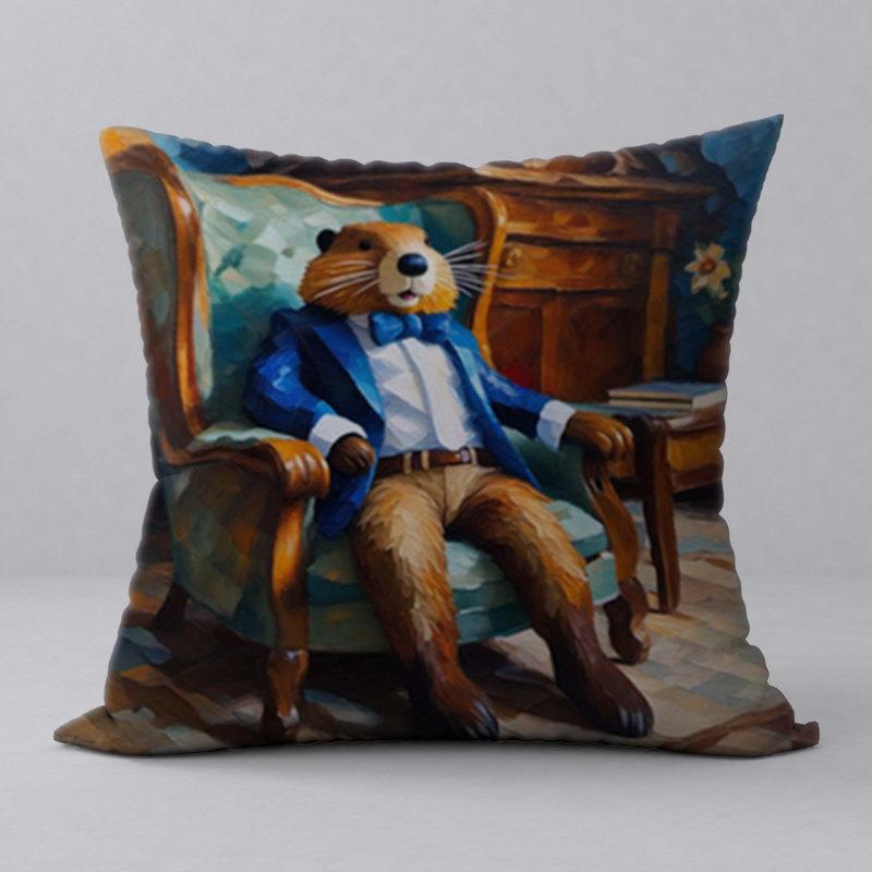 Polyester Throw Square Pillow Cover & Insert